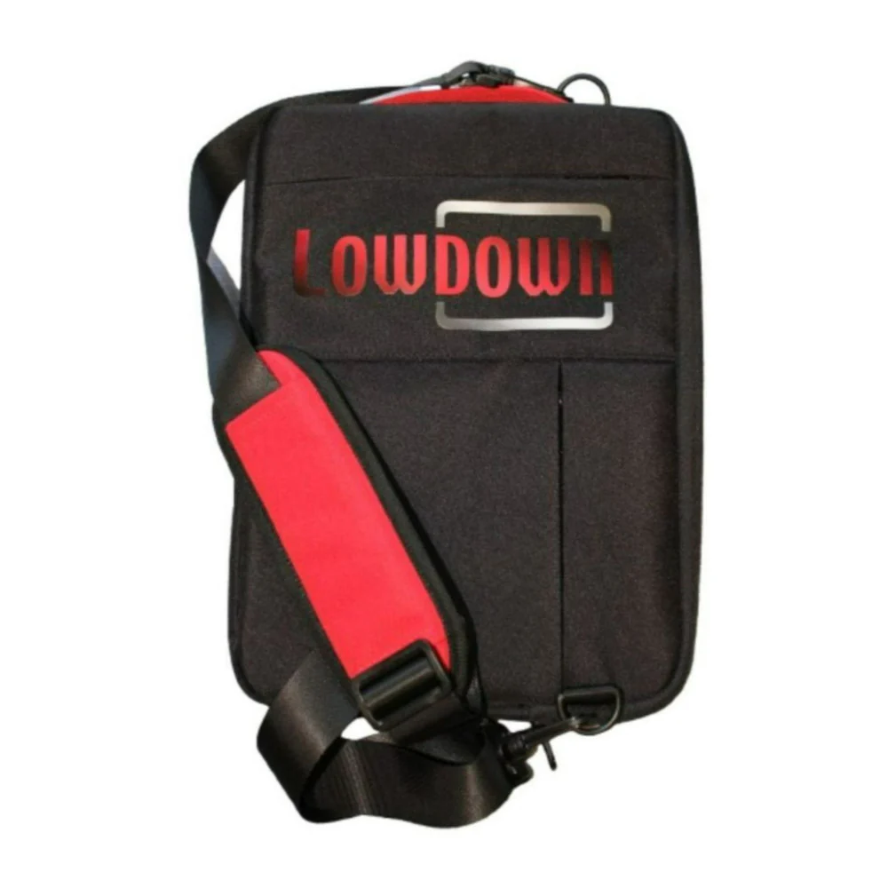 LOWDOWN Custom-Fit Shoulder Bag with Padded Compartment and Adjustable Shoulder Strap (Black)