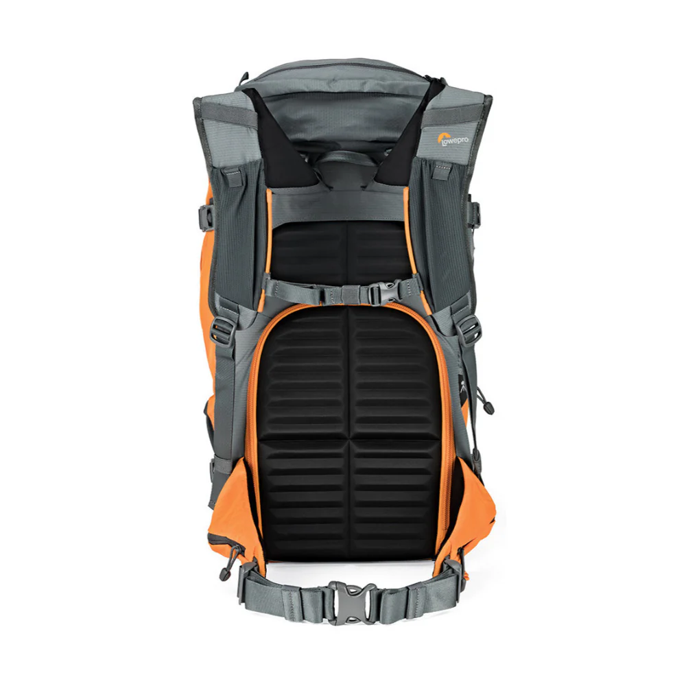 Lowepro 55L Powder Backpack 500 AW (Gray and Orange) - Image 3