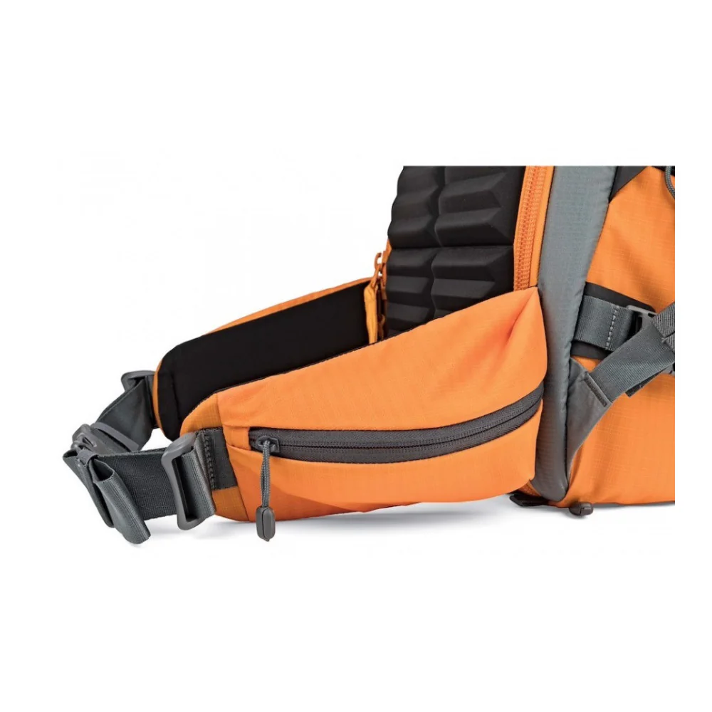 Lowepro 55L Powder Backpack 500 AW (Gray and Orange) - Image 6