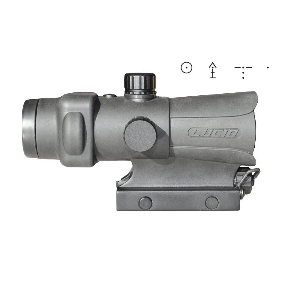 Lucid HD7 Red Dot Sight (Black) with Walker's Hearing and Eye Protection Bundle - Image 2