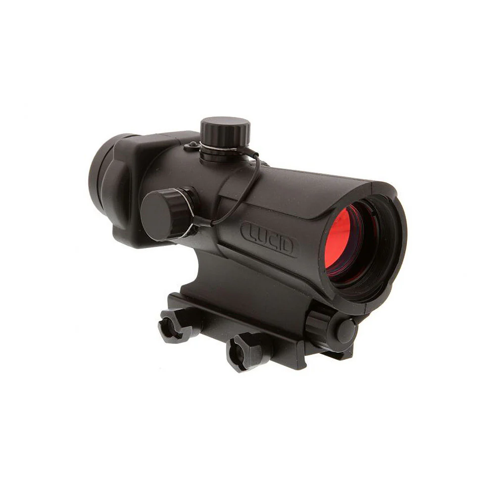 Lucid HD7 Red Dot Sight (Black) with Walker's Hearing and Eye Protection Bundle - Image 6