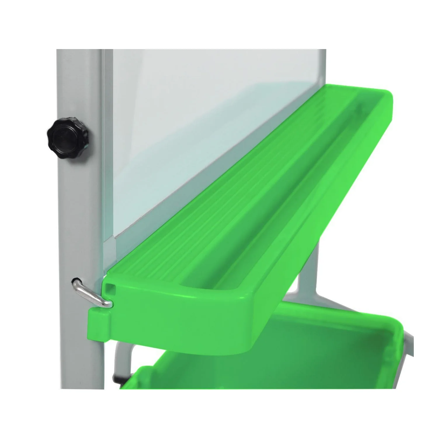 Luxor MB3040WBIN Classroom Chart Stand with Storage Bins, Adjustable Height, and Magnetic Design - Image 4