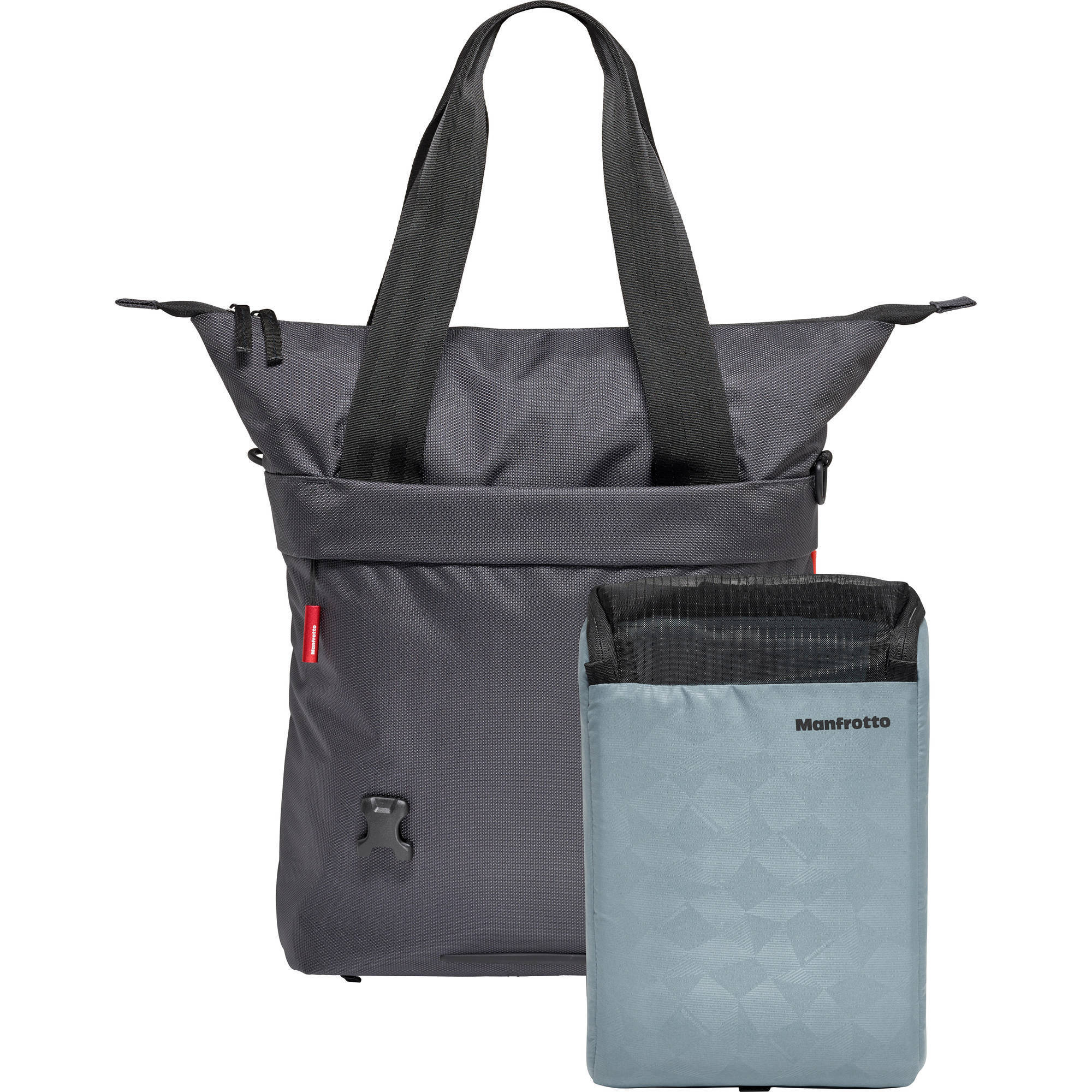 Manfrotto Manhattan Changer 20 3-Way Shoulder Camera Bag (Gray) - Image 2