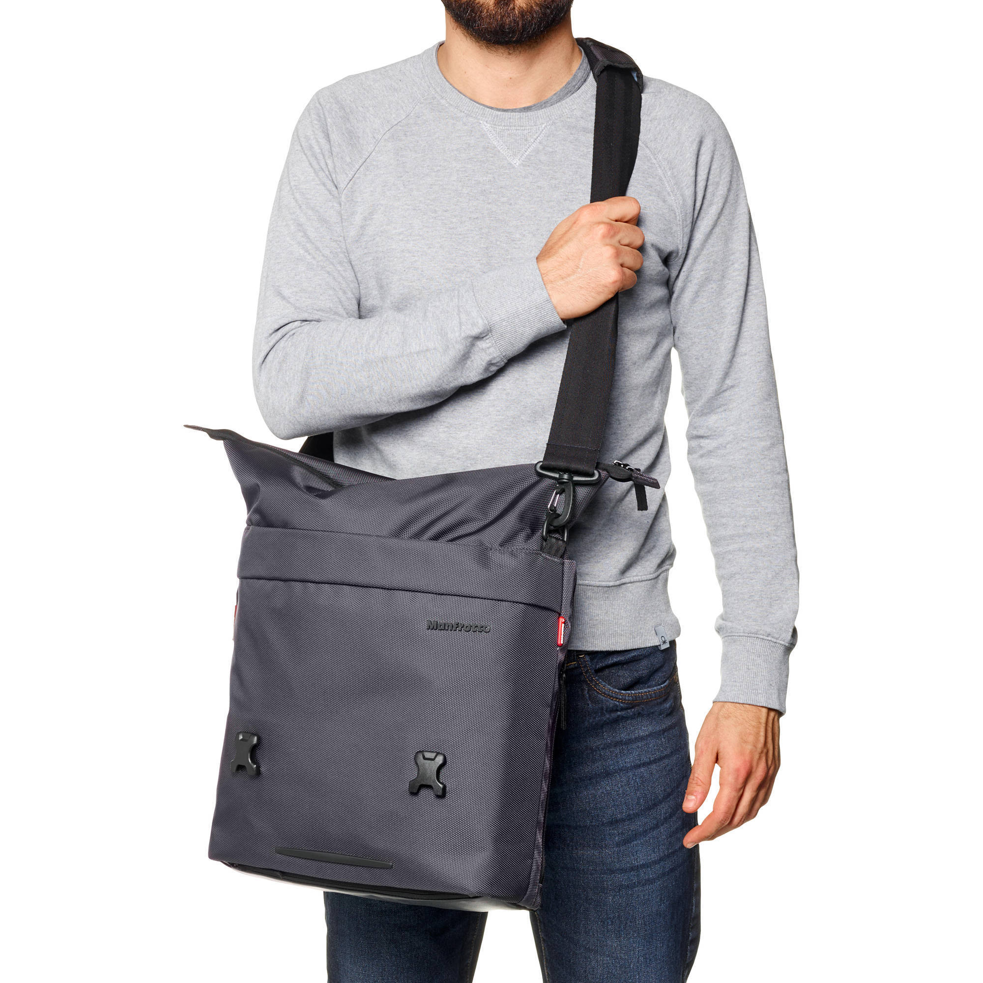 Manfrotto Manhattan Changer 20 3-Way Shoulder Camera Bag (Gray) - Image 7