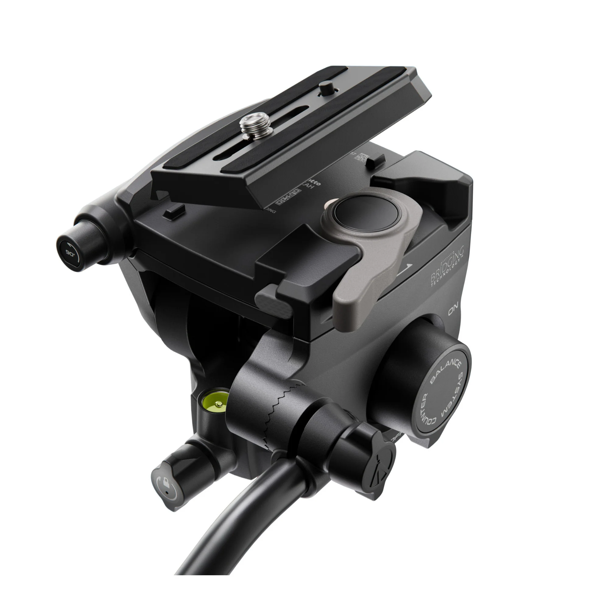 Manfrotto MVH500XAH 500X Fluid Tripod Head for Mirrorless Cameras (Black) - Image 3