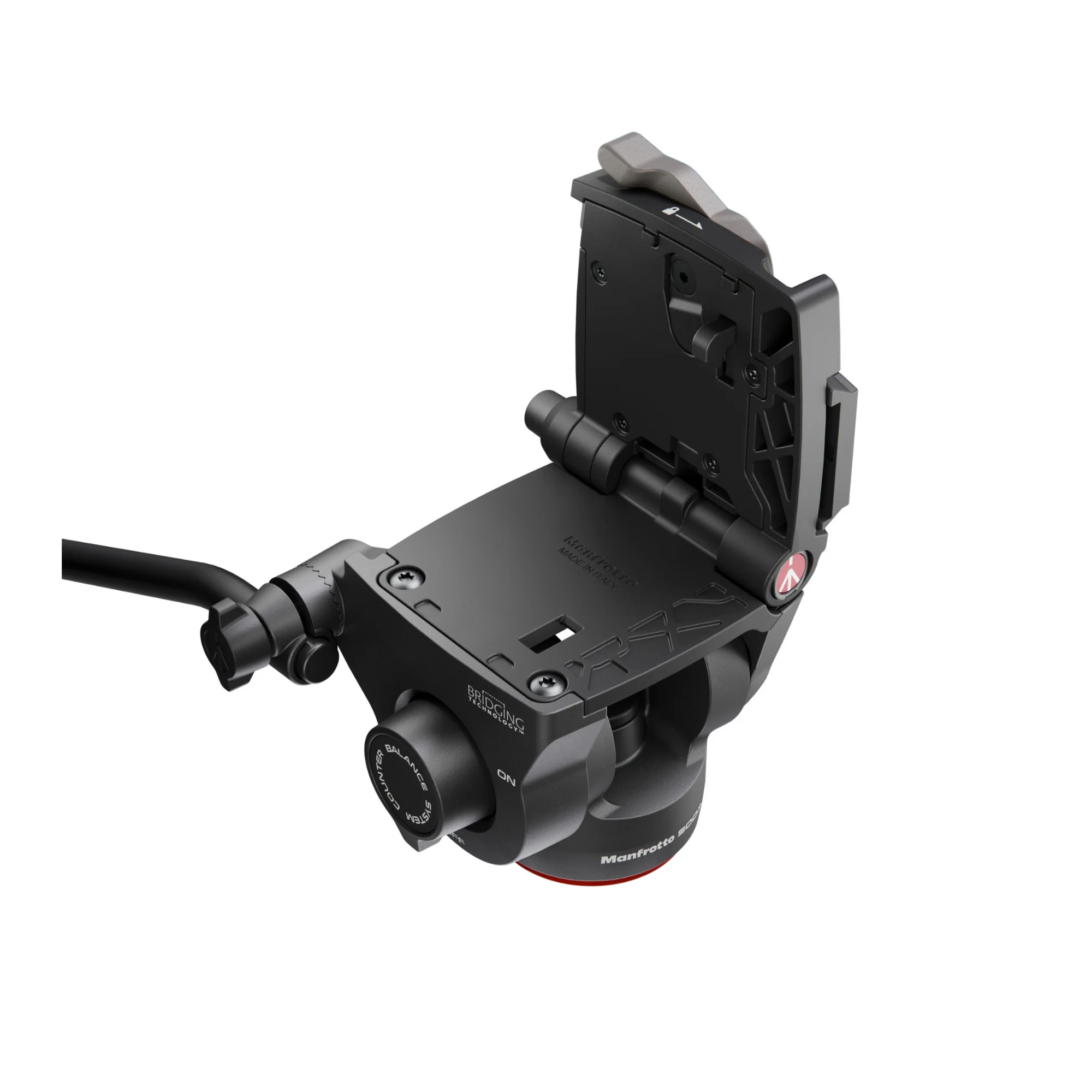 Manfrotto MVH500XAH 500X Fluid Tripod Head for Mirrorless Cameras (Black) - Image 4