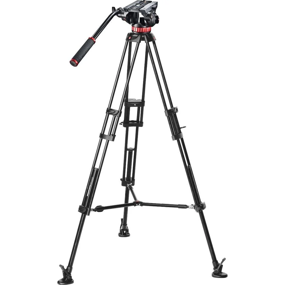 Manfrotto Professional Fluid Video System w/ Mid-Spreader - Image 2
