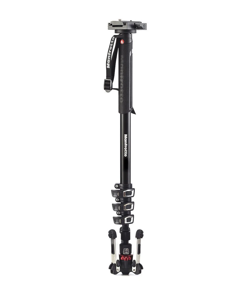 Manfrotto 4-Section XPRO Monopod+ with 577 Video Adapter - Image 2