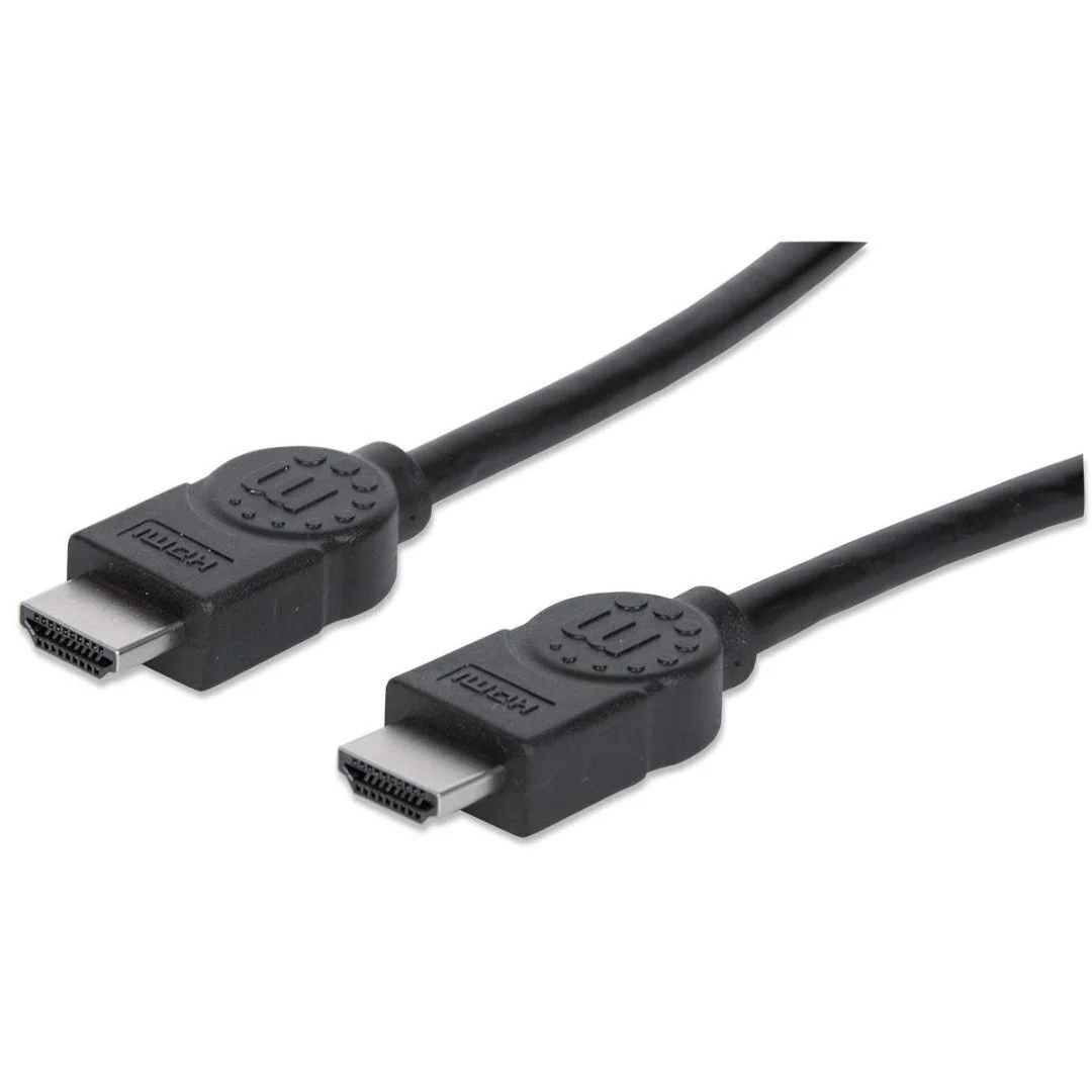 Manhattan HDMI Male to Male High Speed Shielded Cable, 75', Black - Image 2