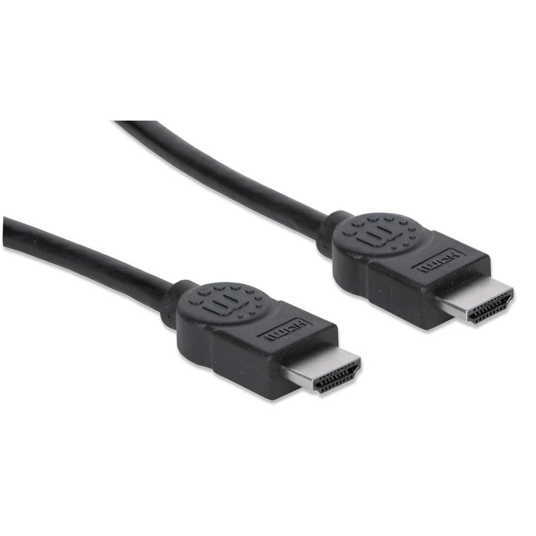 Manhattan HDMI Male to Male High Speed Shielded Cable, 75', Black - Image 3