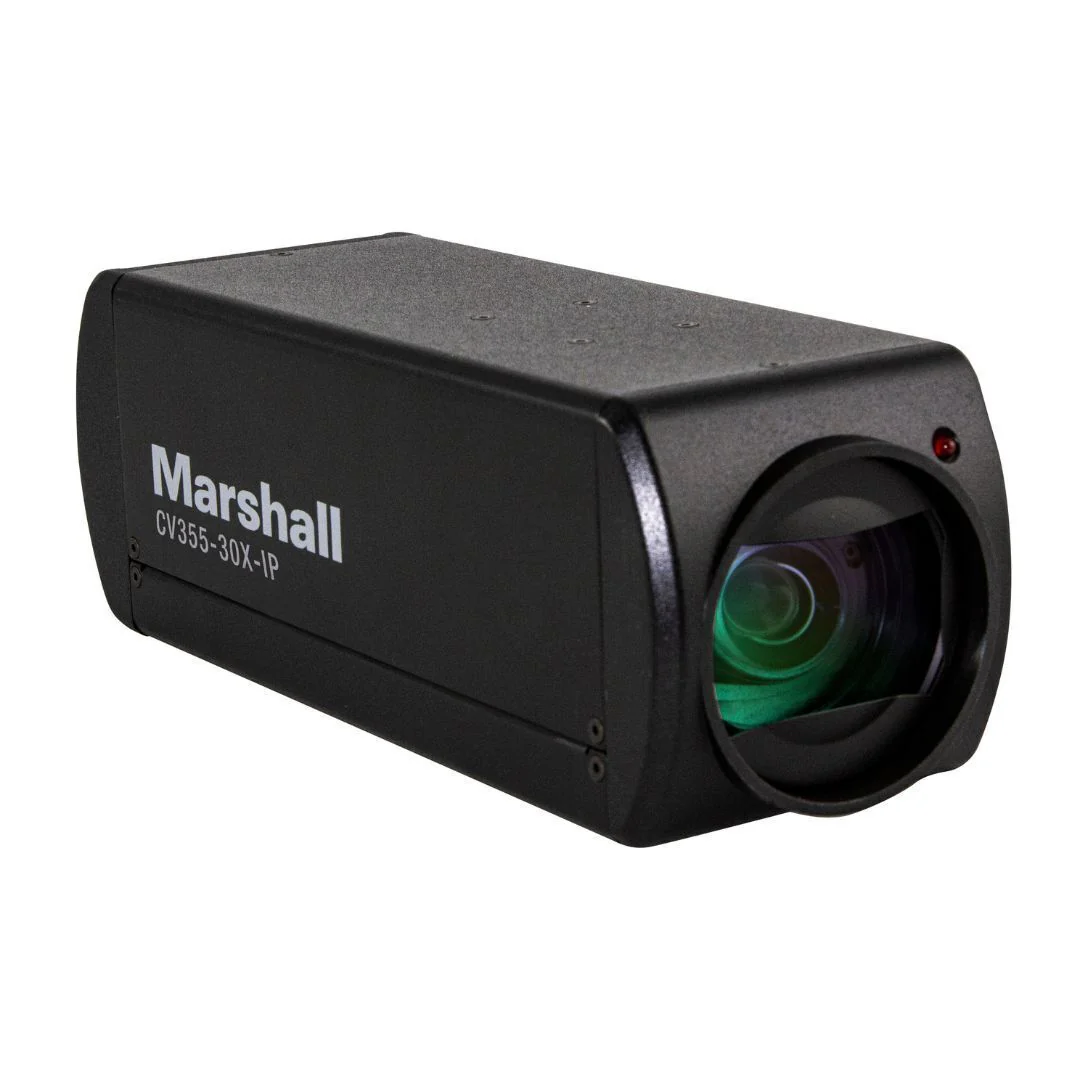 Marshall CV355-30X-IP HD60 Zoom Camera with 8.5MP HD Sensor and 25x Optical Zoom Block (Black) - Image 2