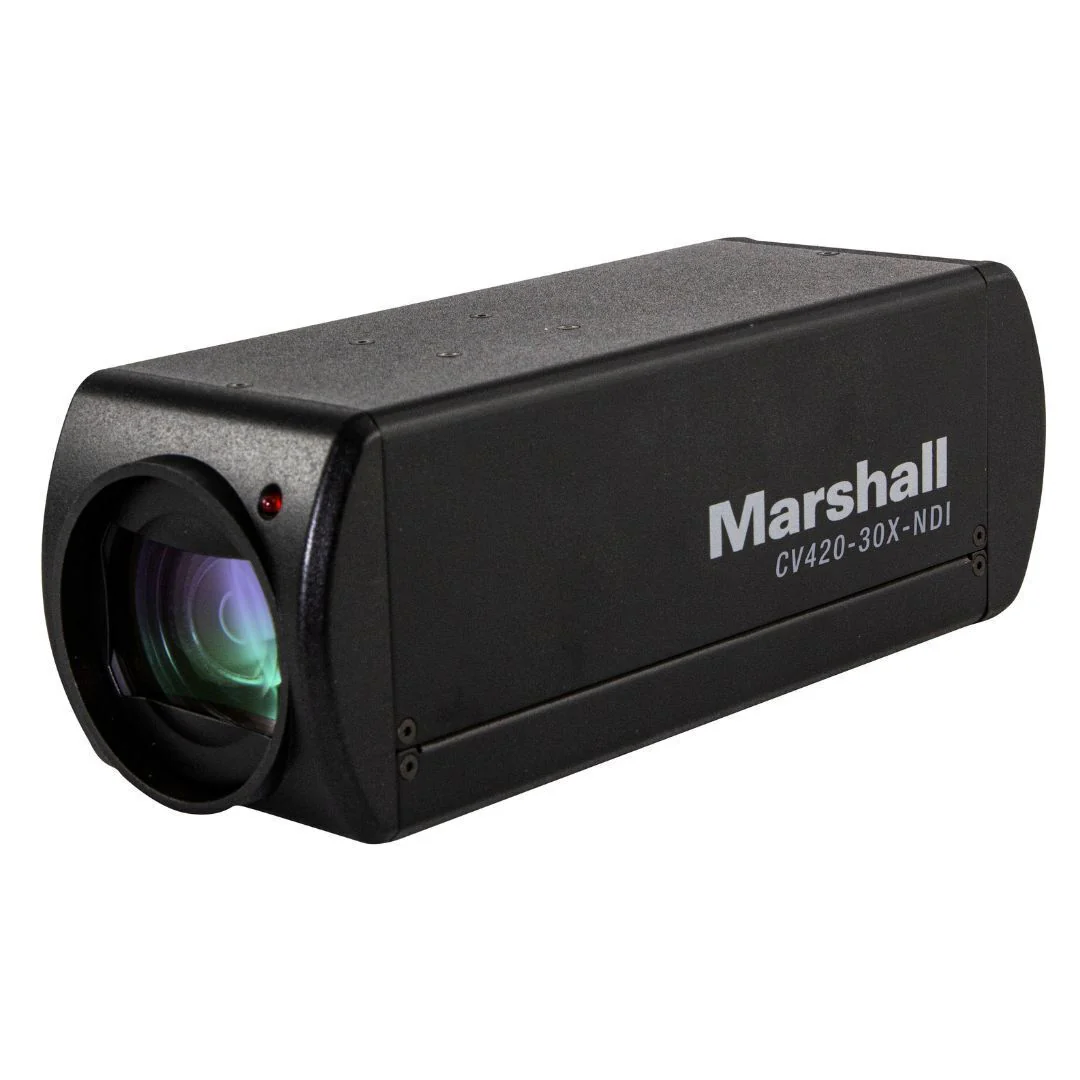 Marshall CV420-30X-NDI HDMI Camera with 30x Optical Zoom and 8MP Sensor for Live Productions (Black) - Image 4