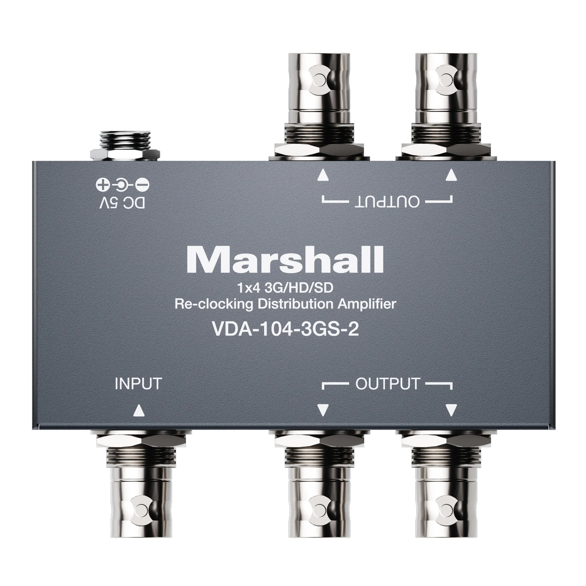 Marshall Electronics VDA-104-3GS-2 1x4 3G/HD/SD-SDI Distribution Amplifier - Image 2