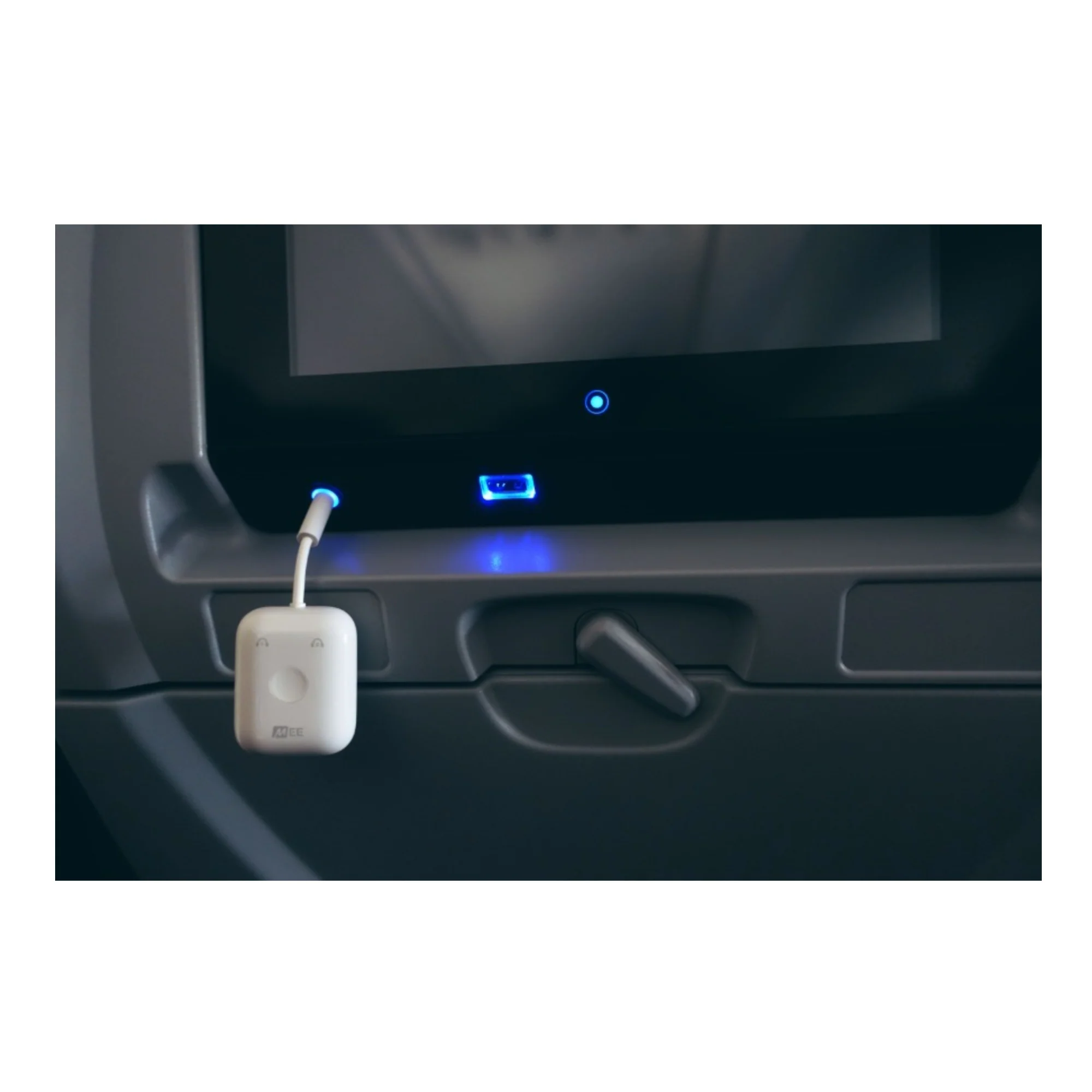 MEE Audio Connect Air In-Flight Wireless Audio Adapter for AirPods (White) - Image 8