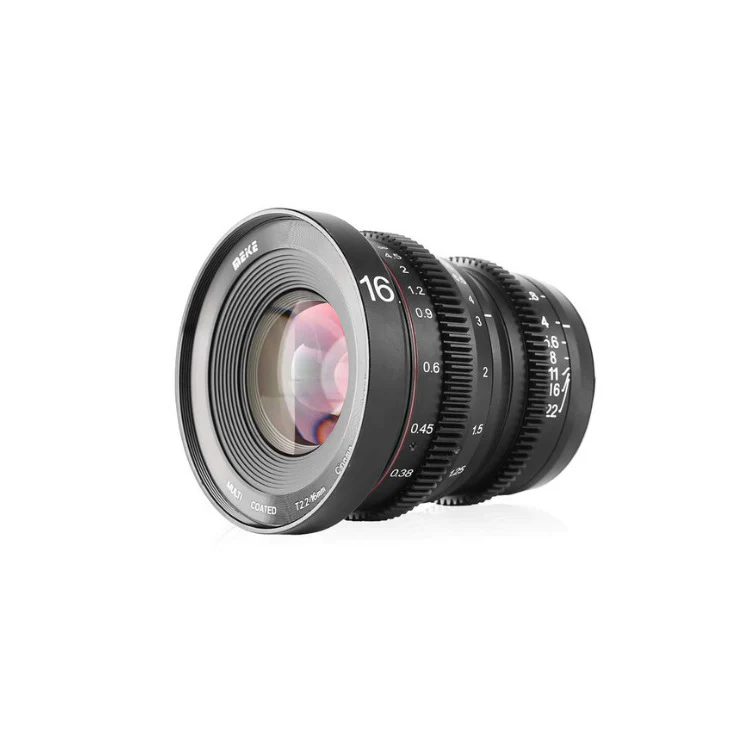 Meike 16mm T2.2 Manual Focus Wide Angle Cinema Lens (MFT Mount) - Image 2