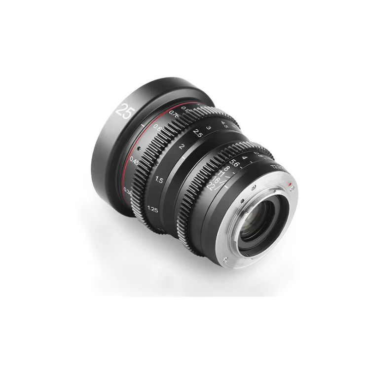 Meike 25mm T2.2 Manual Focus Cinema Lens with Multilayer Coating (MFT Mount) - Image 2