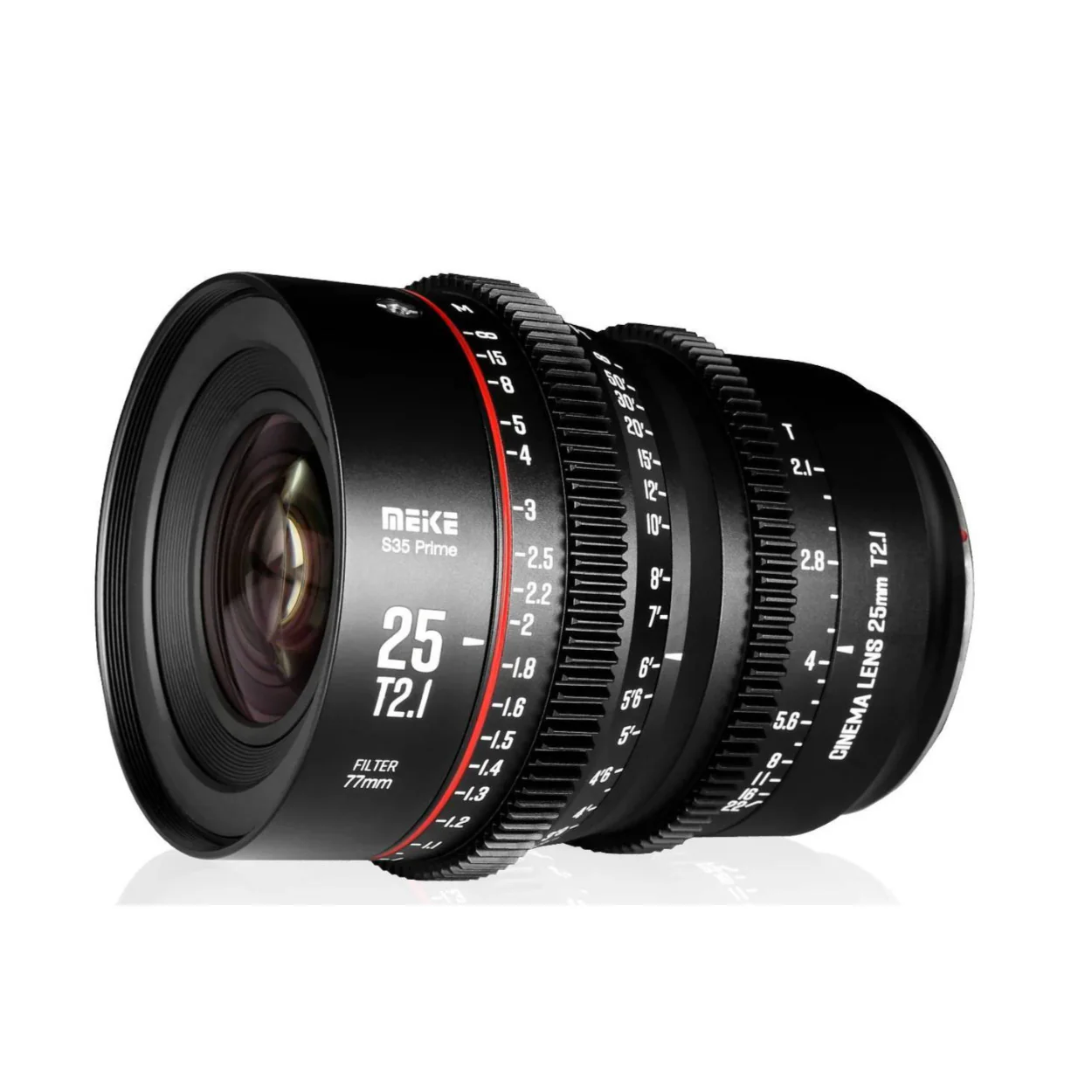 Meike 25mm T2.1 Super35 Prime Cine Lens (EF Mount) - Image 2