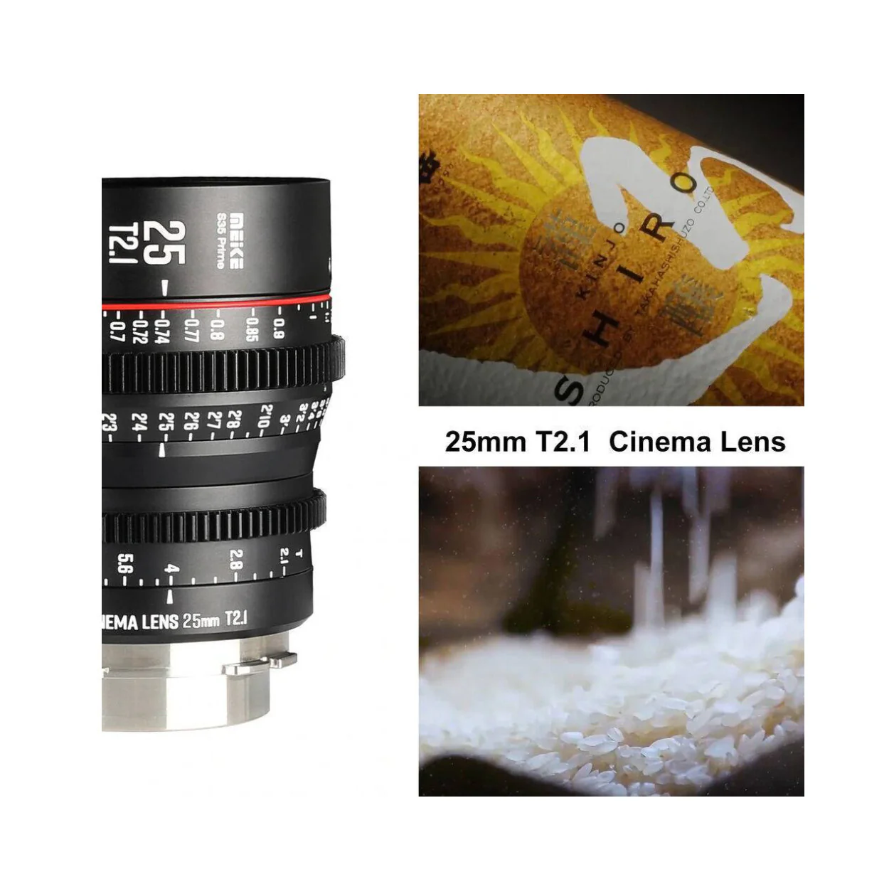 Meike 25mm T2.1 Super35 Prime Cine Lens (EF Mount) - Image 6