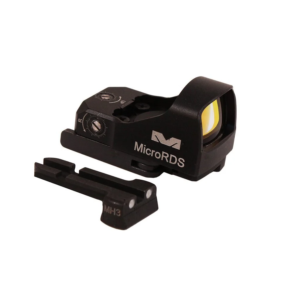Meprolight Micro Red Dot Sight RDS and Tritium Front Sight Kit for CZ75 Pistols