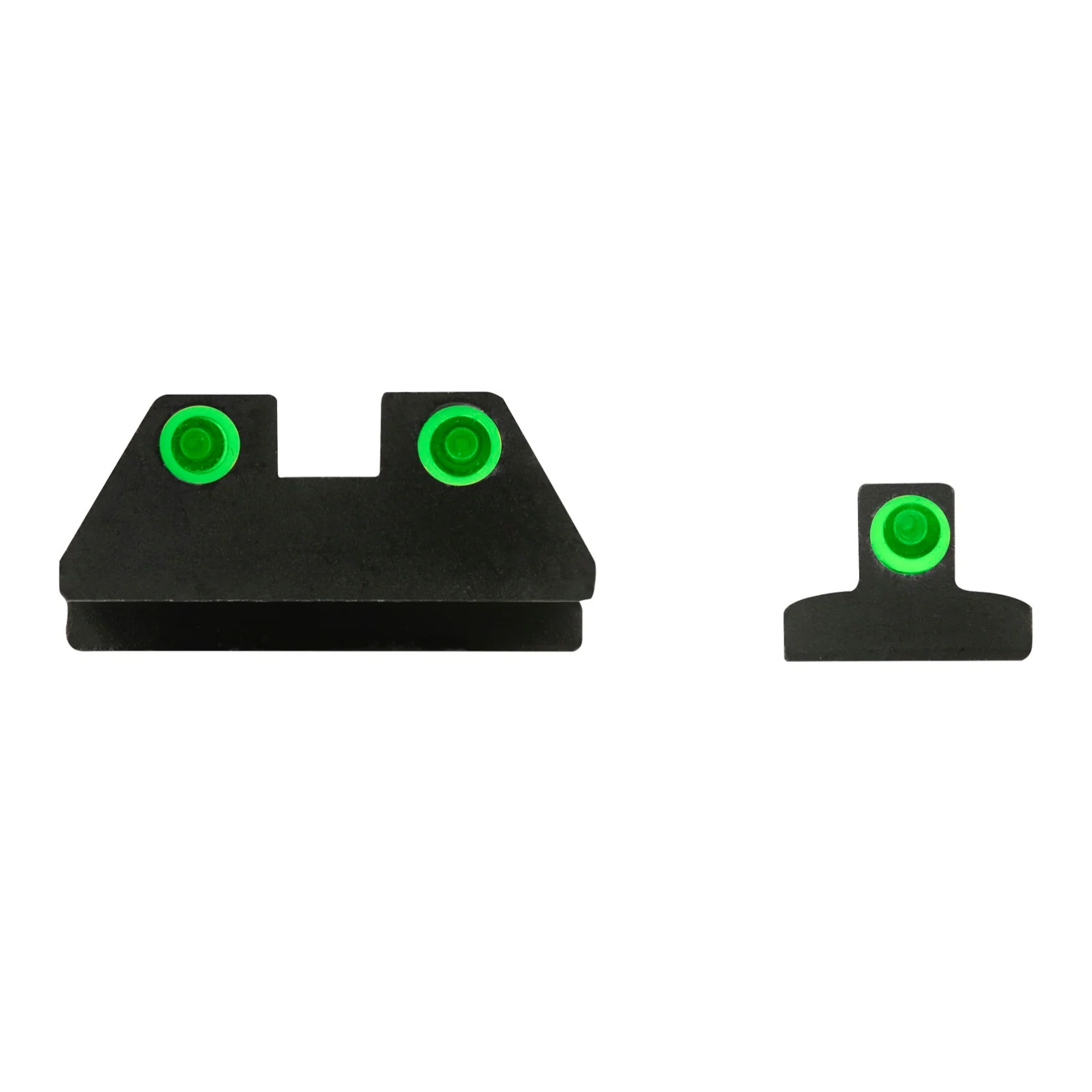 Meprolight ML 11735 Tru-Dot Fixed Night Sight Set for Smith & Wesson Novak Replacement Set (Green/Green) - Image 2