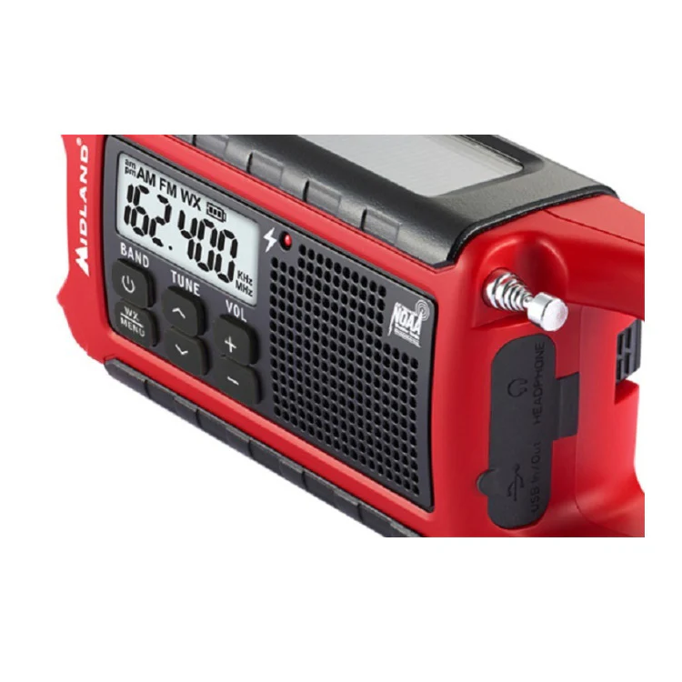 Midland Radio ER210 E+Ready Compact Emergency Crank WX Radio - Image 3