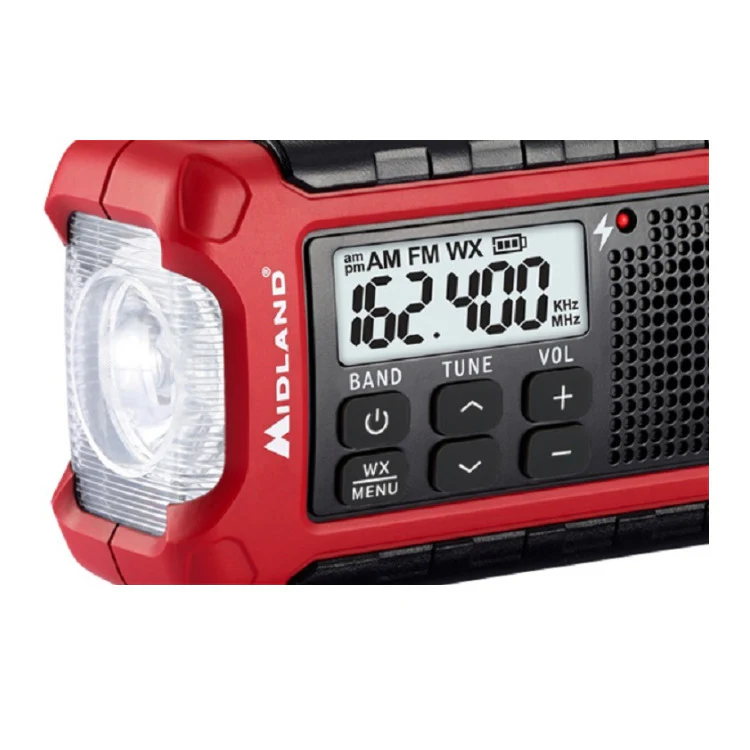 Midland Radio ER210 E+Ready Compact Emergency Crank WX Radio - Image 4