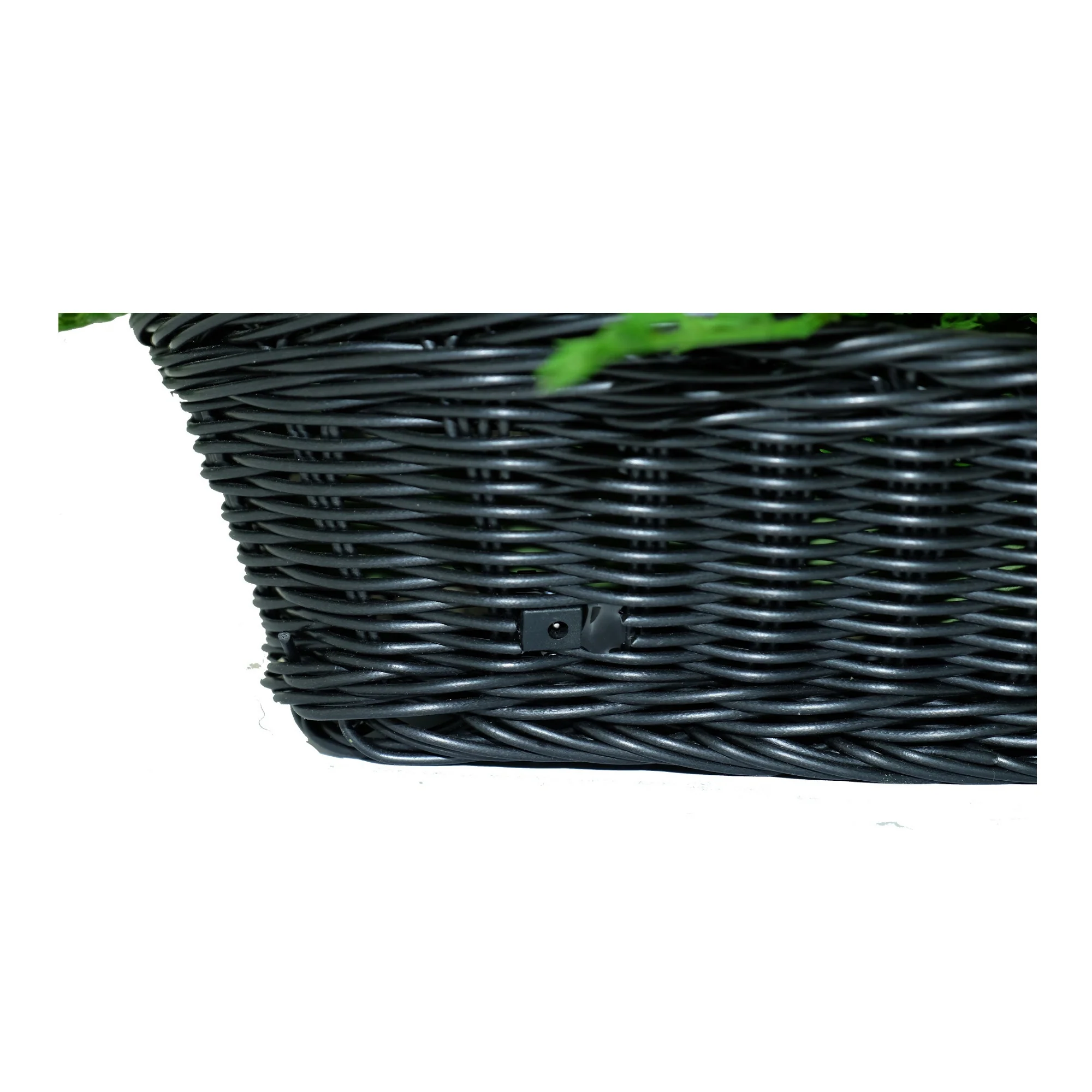 Mini Gadgets Bush Baby Faux Plant in Wicker Basket with Wi-Fi Hidden Camera - Image 2