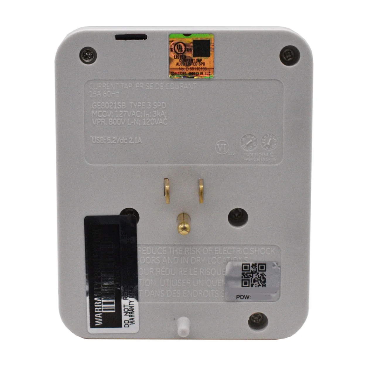 Mini Gadgets Bush Baby Fully Functional Wall Outlet with Wi-Fi Hidden Camera - Image 5
