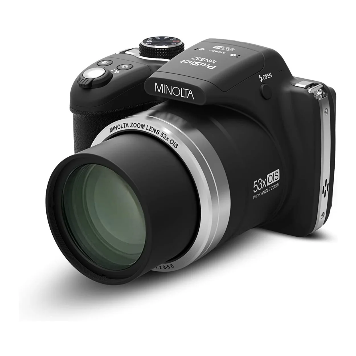 Minolta MN53Z Pro Shot 16MP Full HD Digital Camera with 53x Optical Zoom (Black) - Image 2