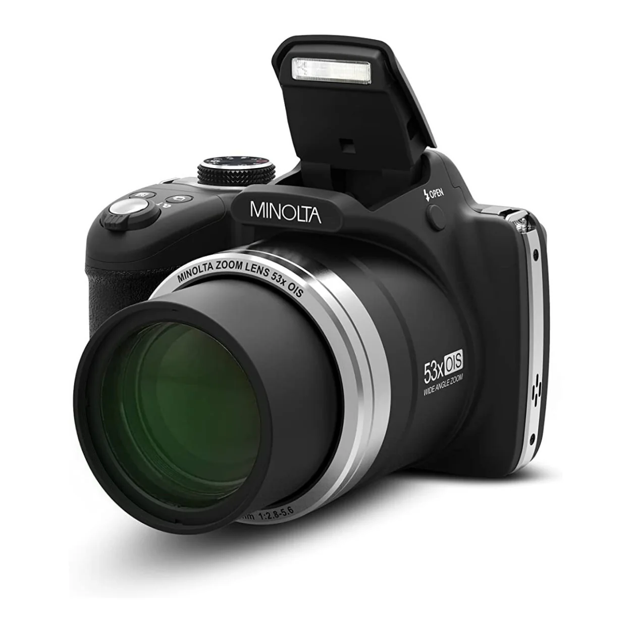 Minolta MN53Z Pro Shot 16MP Full HD Digital Camera with 53x Optical Zoom (Black) - Image 3