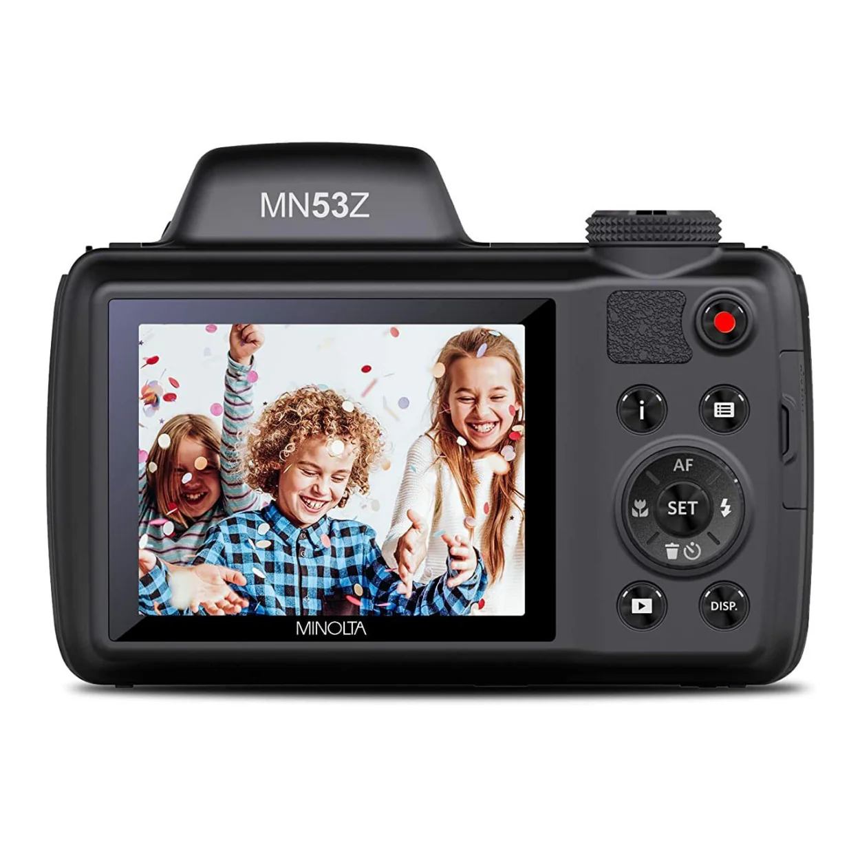 Minolta MN53Z Pro Shot 16MP Full HD Digital Camera with 53x Optical Zoom (Black) - Image 5