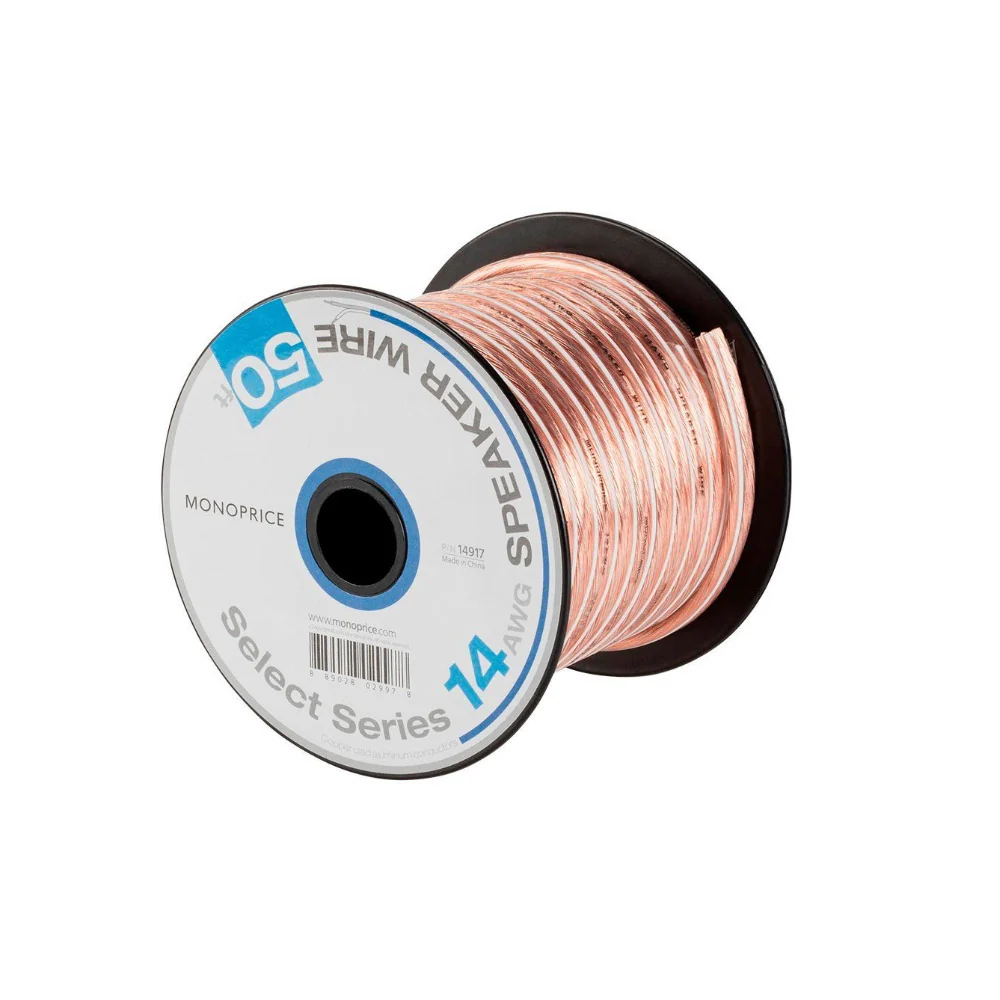 Monoprice Select Speaker Wire 14AWG with High-Strand CCA (50 Feet) - Image 3