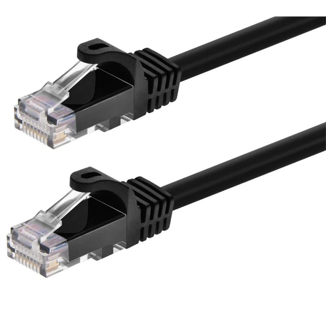 Monoprice Flexboot Series UTP Cat6 Ethernet Patch Cable with 24AWG and 550MHz (100-Feet, Black) - Image 2