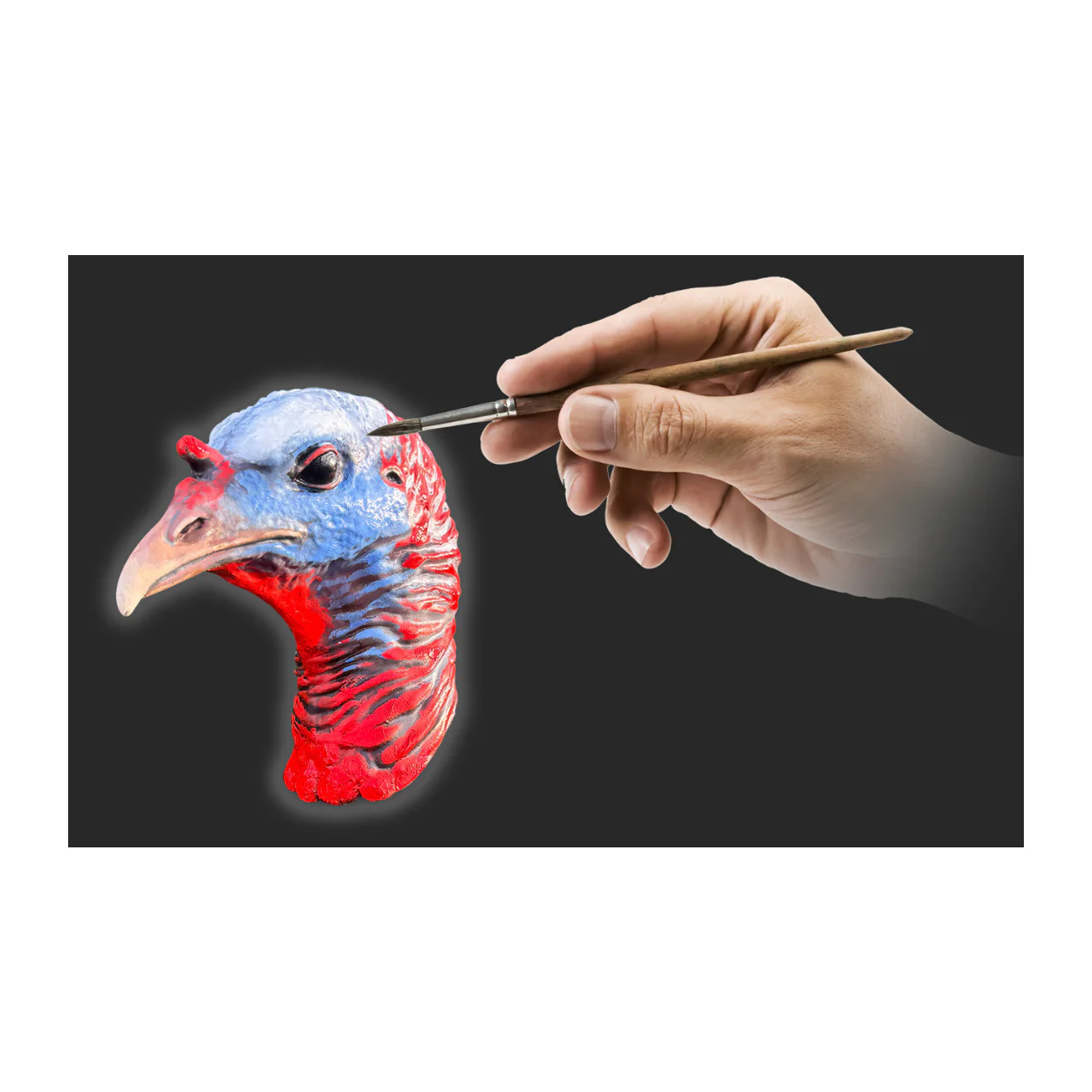 Montana Decoy Jake Purr-Fect XD3 Realistic Turkey Decoy with Magnetic Leg Pole - Image 5