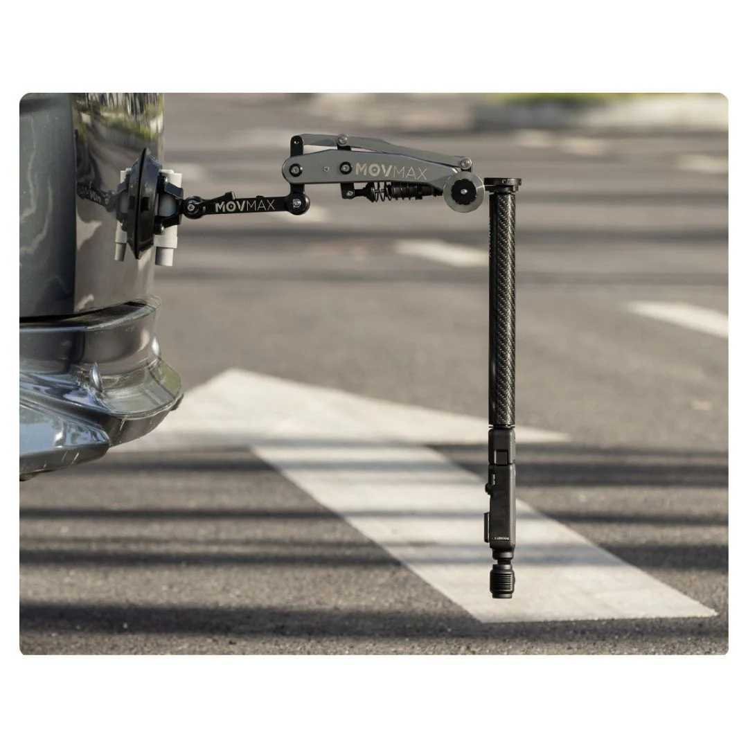 Movmax 25cm Lightweight Carbon Fiber Extension Tube for Movmax Blade Arm and DJI Pocket 3 (Black) - Image 7