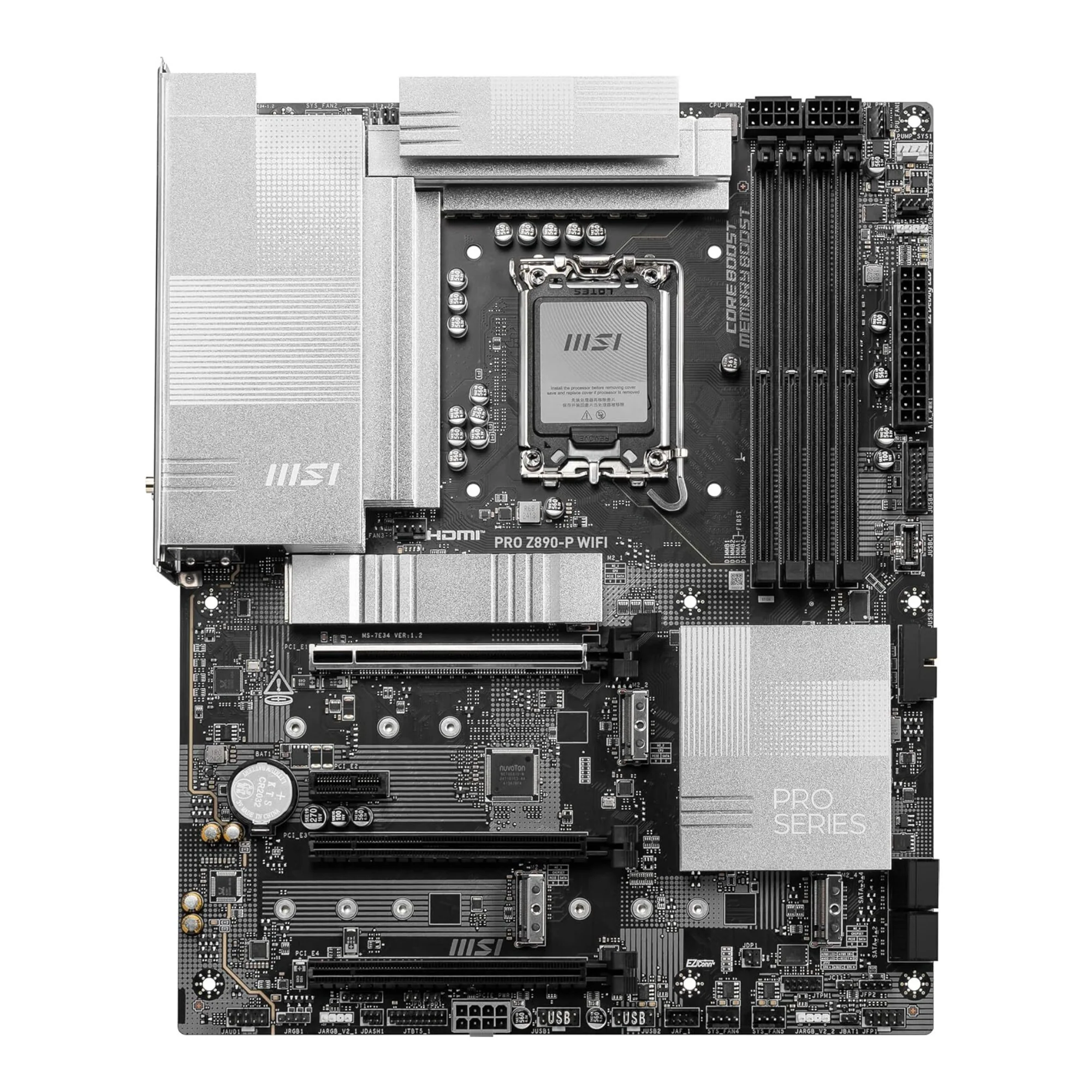 MSI PRO Z890-P WIFI ATX LGA 1851 Motherboard - Image 2