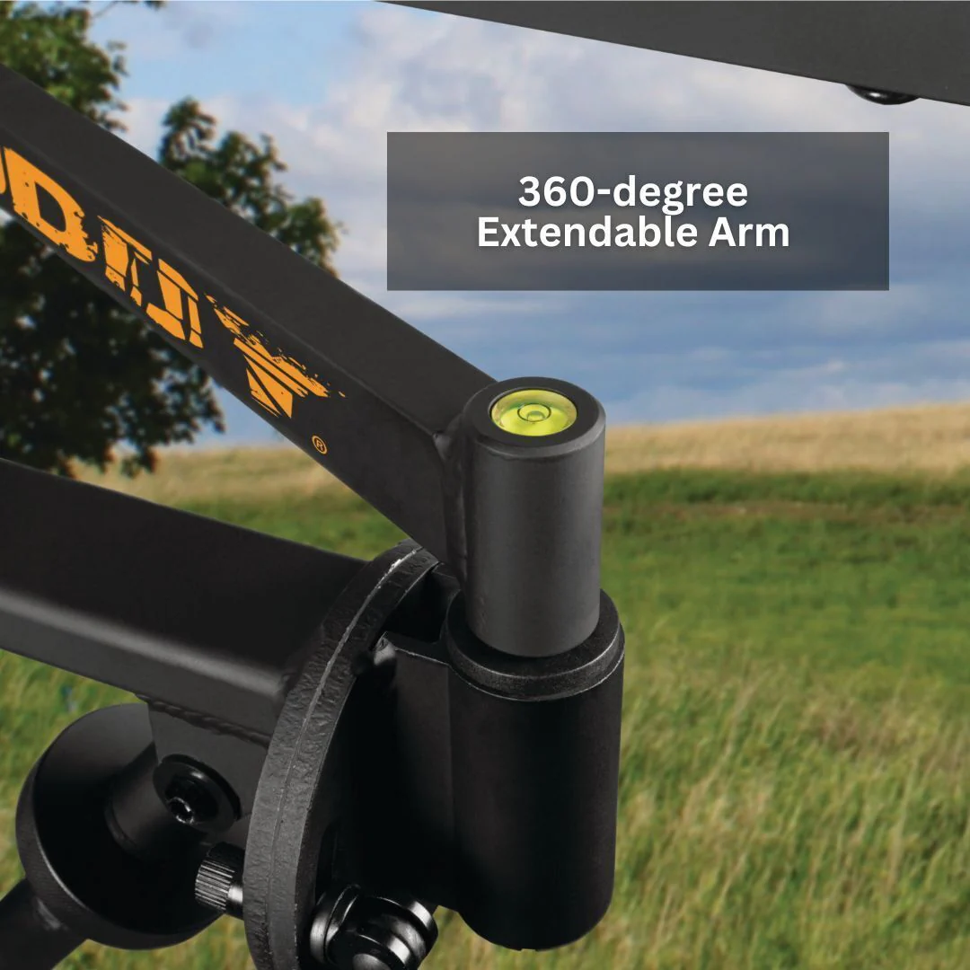 Muddy Outfitter Camera Arm with 20-Inch Aluminum Treestand Climbing Sticks and Tree Strap Bundle - Image 6