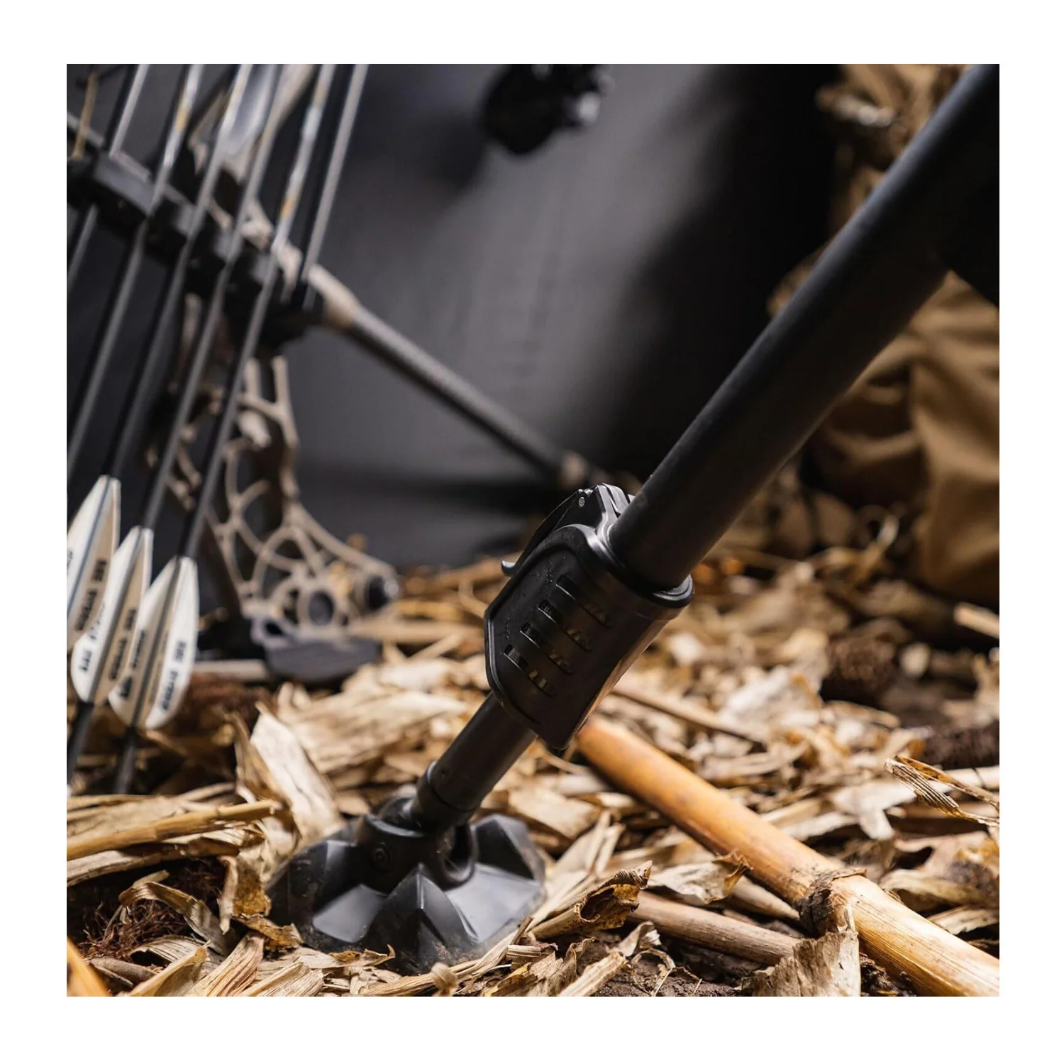 MUDDY Outdoors Swivel Ground Seat with Adjustable Legs 360 Degree Hunting Chair - Image 6