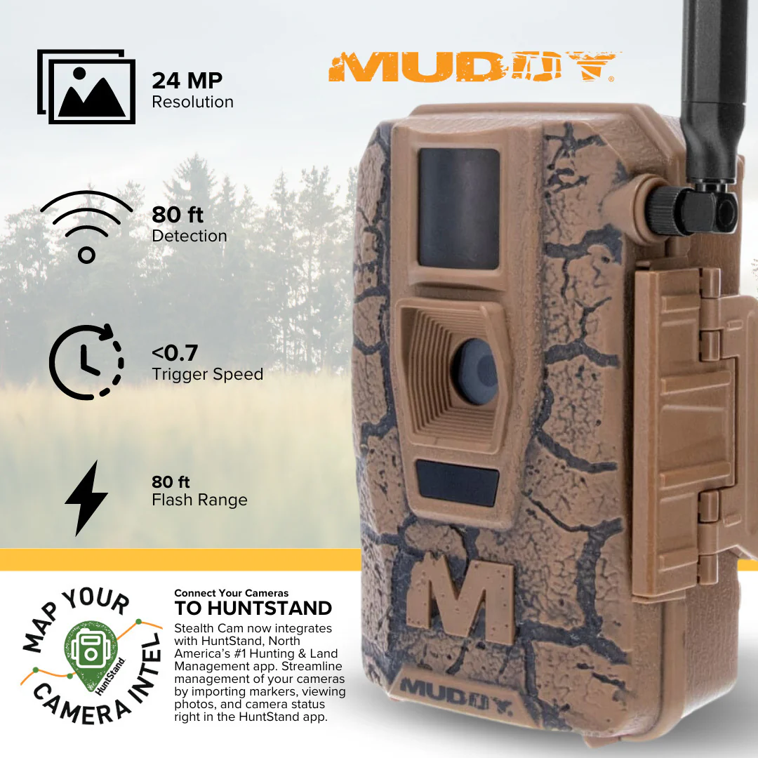 Muddy Mitigator Cellular 24MP Imaging Trail Camera with 0.7 Second Trigger Speed (10-Pack) Bundle - Image 2