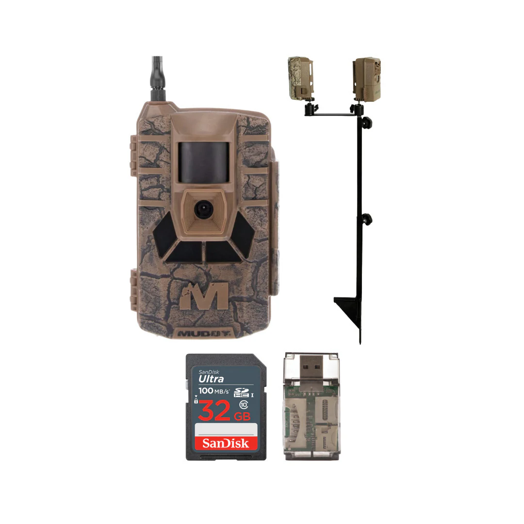 Muddy Matrix 36MP Imaging Cellular Trail Camera with On Demand Photo (Mud) Bundle