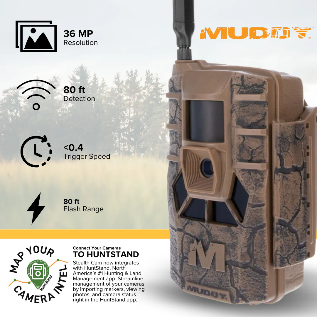 Muddy Matrix 36MP Imaging Cellular Trail Camera with On Demand Photo (Mud, 6-Pack) Bundle - Image 2