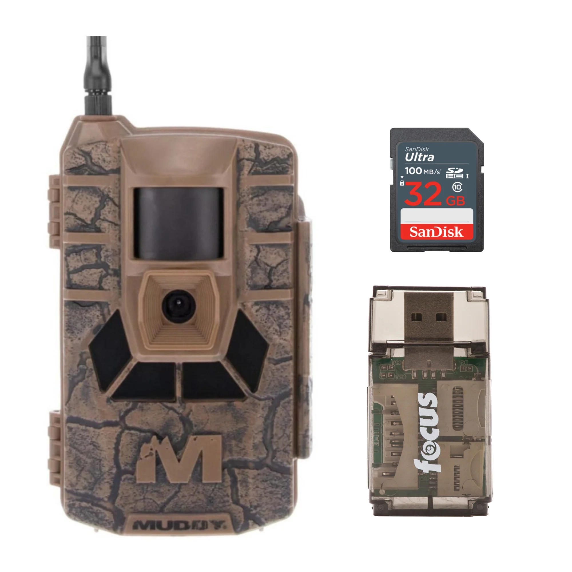 Muddy Matrix 36MP Imaging Cellular Trail Camera with On Demand Photo and Dual Network (Mud) Bundle
