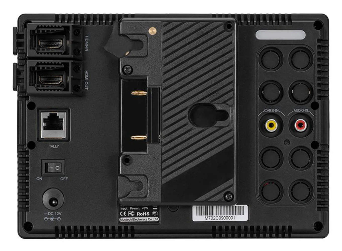 MustHD 7" 1920x1200 Full HD HDMI Field Monitor for Professional Videographers - Image 6