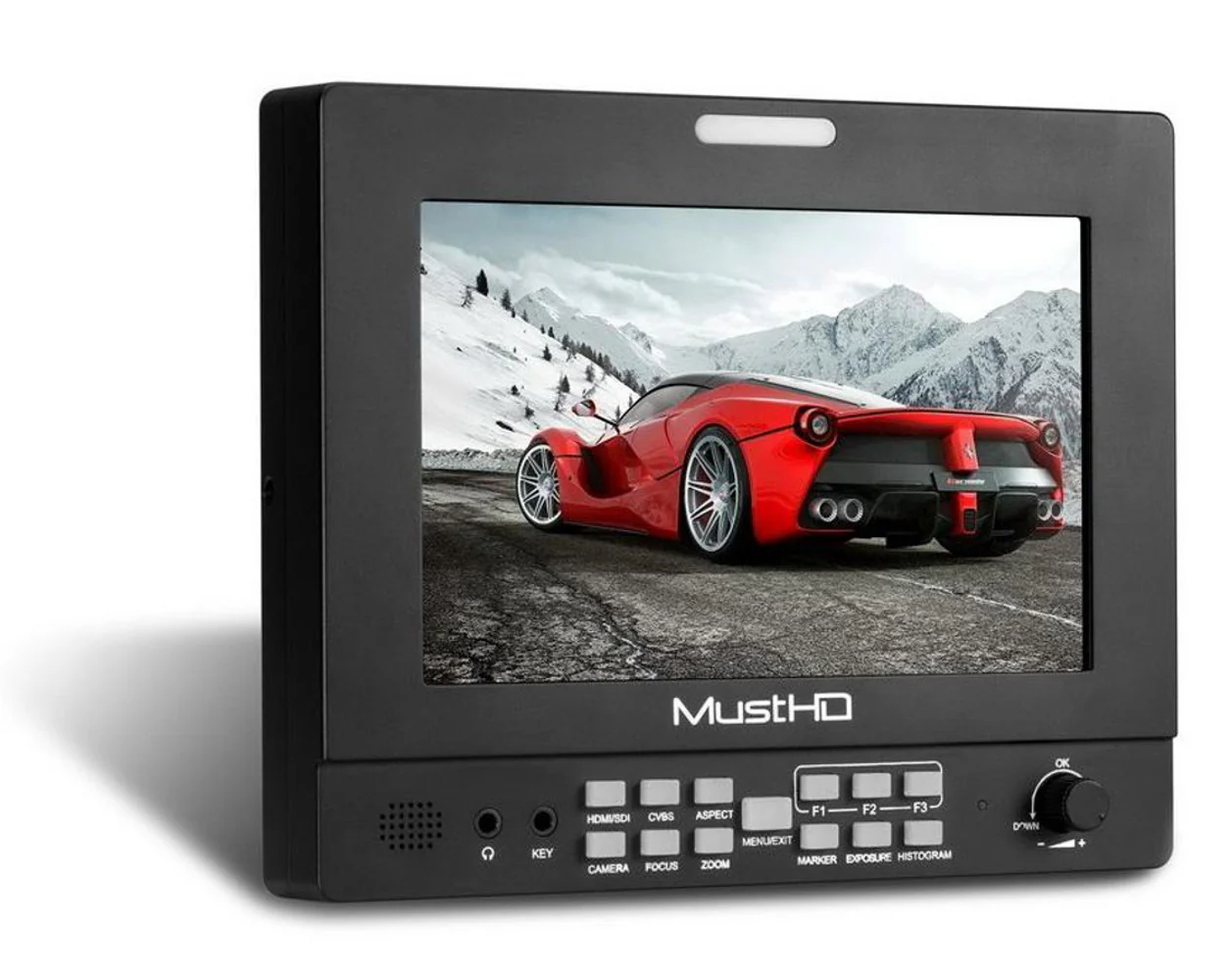 MustHD 7" Hyper-Brite 2200-nit High Brightness 1920x1200 Monitor with HDMI Input - Image 2