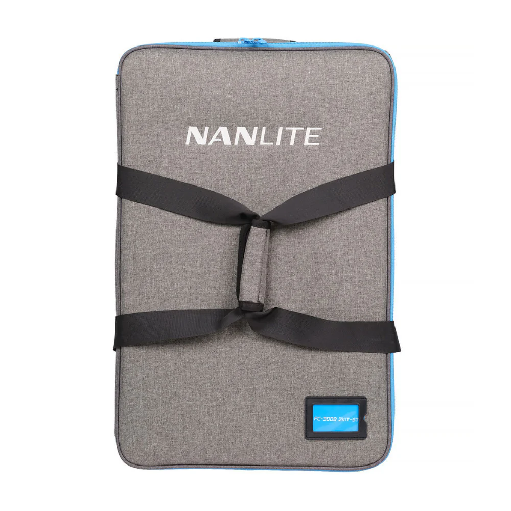 Nanlite FC-300B Bi-Color LED Spotlight 2-Light Kit with Rolling Case - Image 4