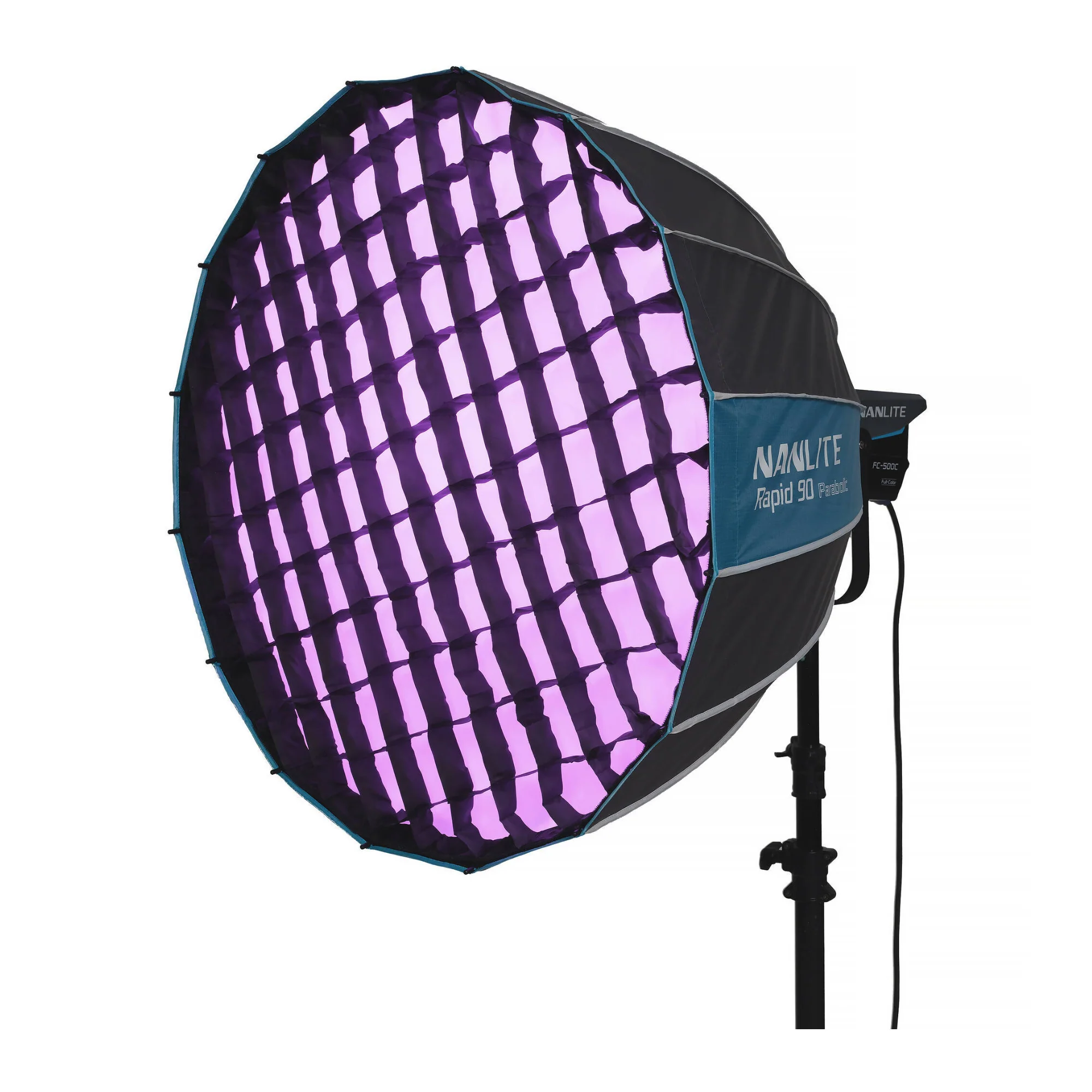 Nanlite FC300B Bi-Color LED Spotlight with Softbox and Fresnel Lens Bundle - Image 4