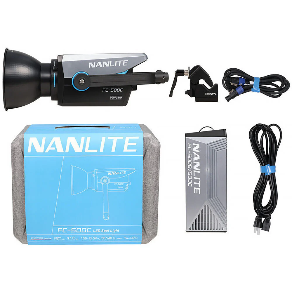 NANLITEFC-500C RGBW LED Spotlight - 500W, 27007500K CCT with Bluetooth Control - Image 8