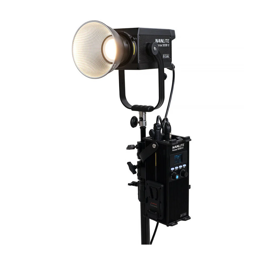 Nanlite Forza 500B II LED Monolight with V-Mount Batteries and Charger Kit - Image 4
