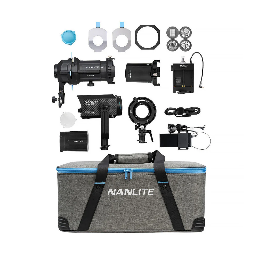 Nanlite Forza 60C Kit with FM Mount Projection Attachment (19&36)