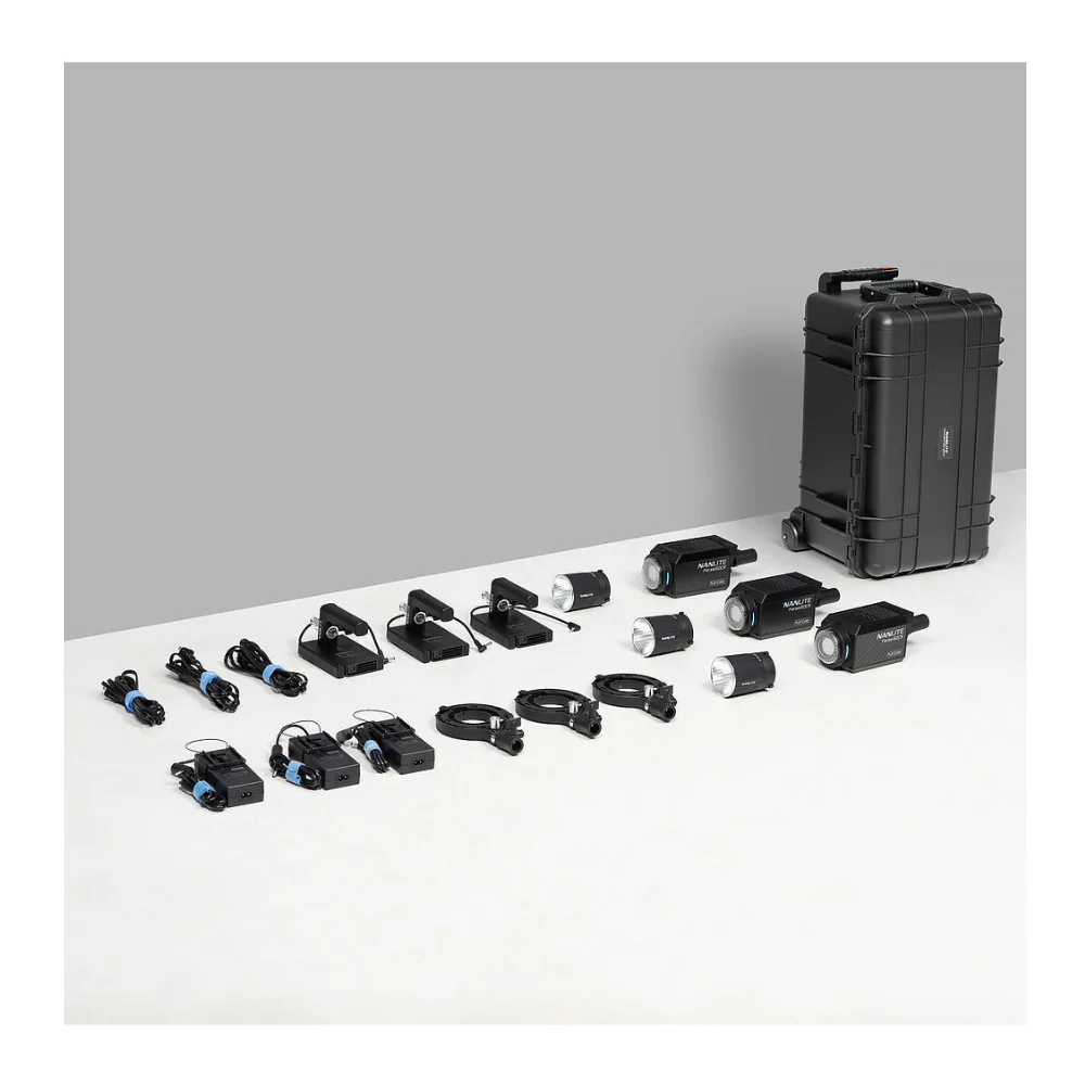 Nanlite Forza 60CR RGBLAC LED Spotlight with CRMX (3-Light Kit) - Image 3